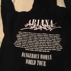 dangerous woman world tour hoodie